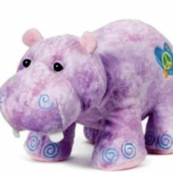 Webkinz Hippie Hippo HM617 Interactive Plush Retired NEW NWT - Picture 8 of 8